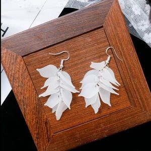 Frost petal earrings 3 for $15